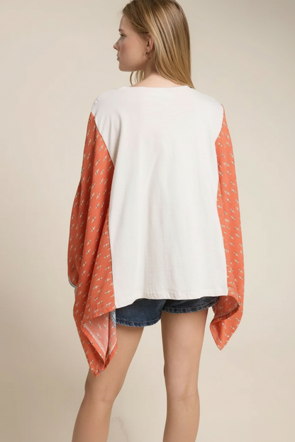 Women’s Western Cowboy Graphic Tee with Boho Kimono Sleeves Last Rodeo Western Wear & Hat Bar