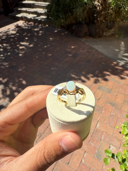 Royal Natural Opal Diamond Ring – 14K Gold Last Rodeo Western Wear & Hat Bar