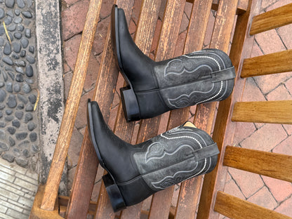 Midnight Rider Black Cowboy Boots