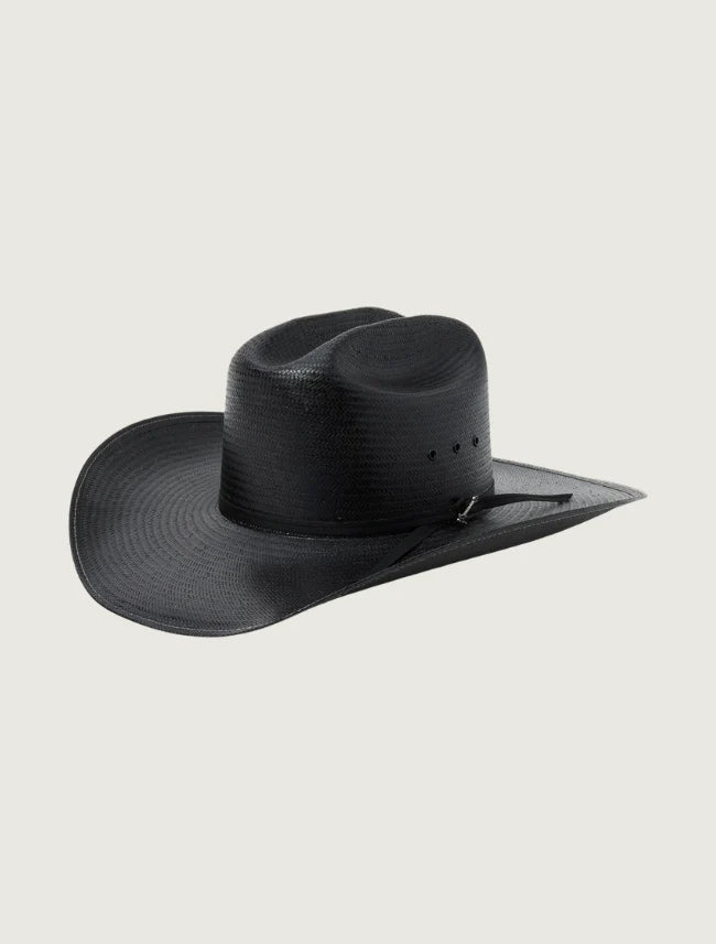Stetson 10X Coal Mine Black Shantung Straw Cowboy Hat