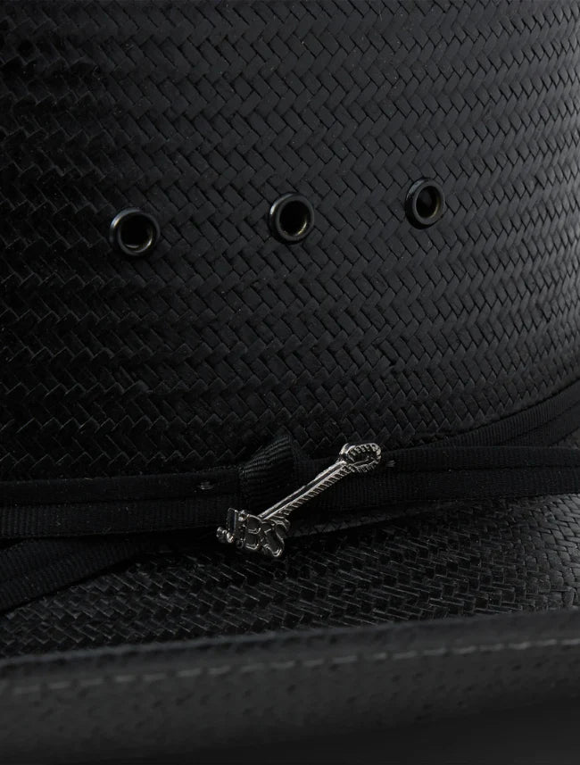 Stetson Black Straw Hat