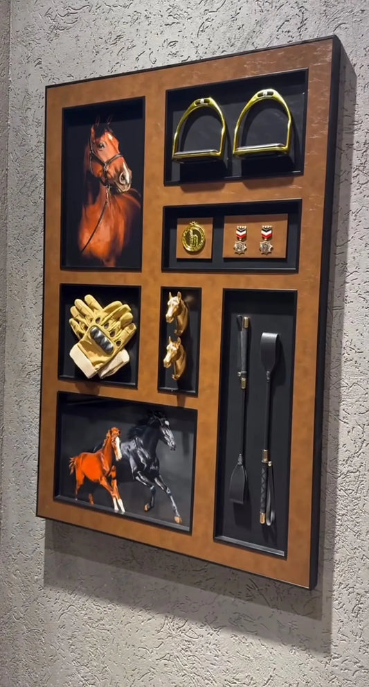 Western Equestrian Heritage Wall Art Last Rodeo Western Wear & Hat Bar
