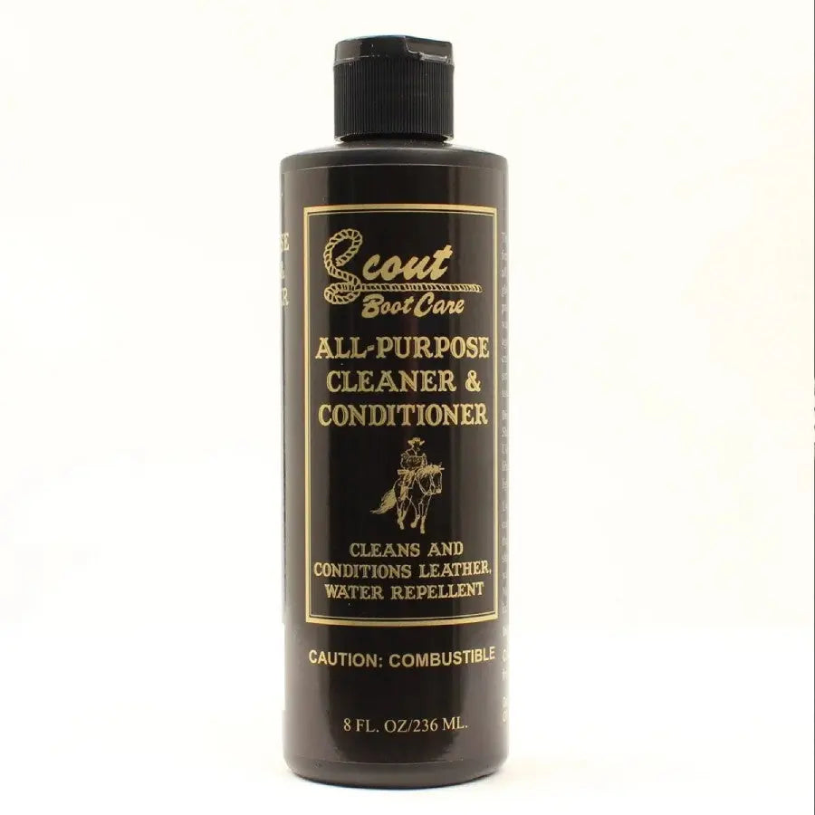 Scout All-Purpose Leather Cleaner & Conditioner – 8 oz Leather Care Last Rodeo Western Wear & Hat Bar