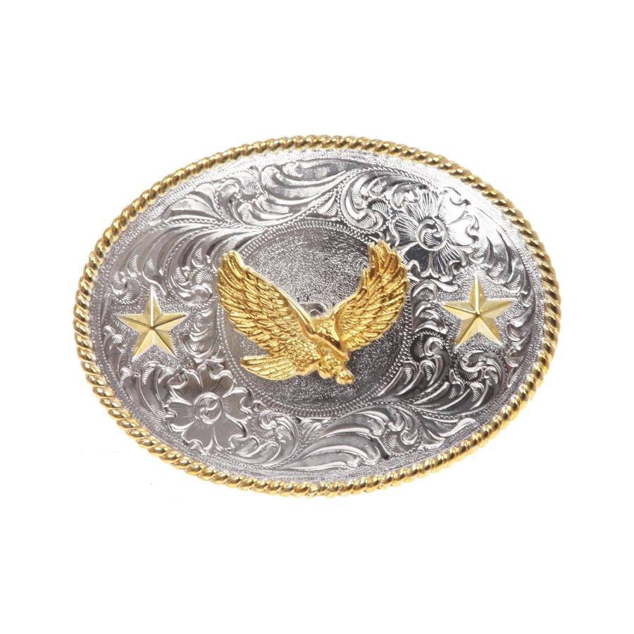 Nocona Rope Edge Eagle Belt Buckle