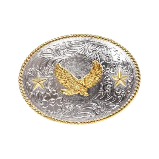Nocona Rope Edge Eagle Belt Buckle Last Rodeo Western Wear & Hat Bar
