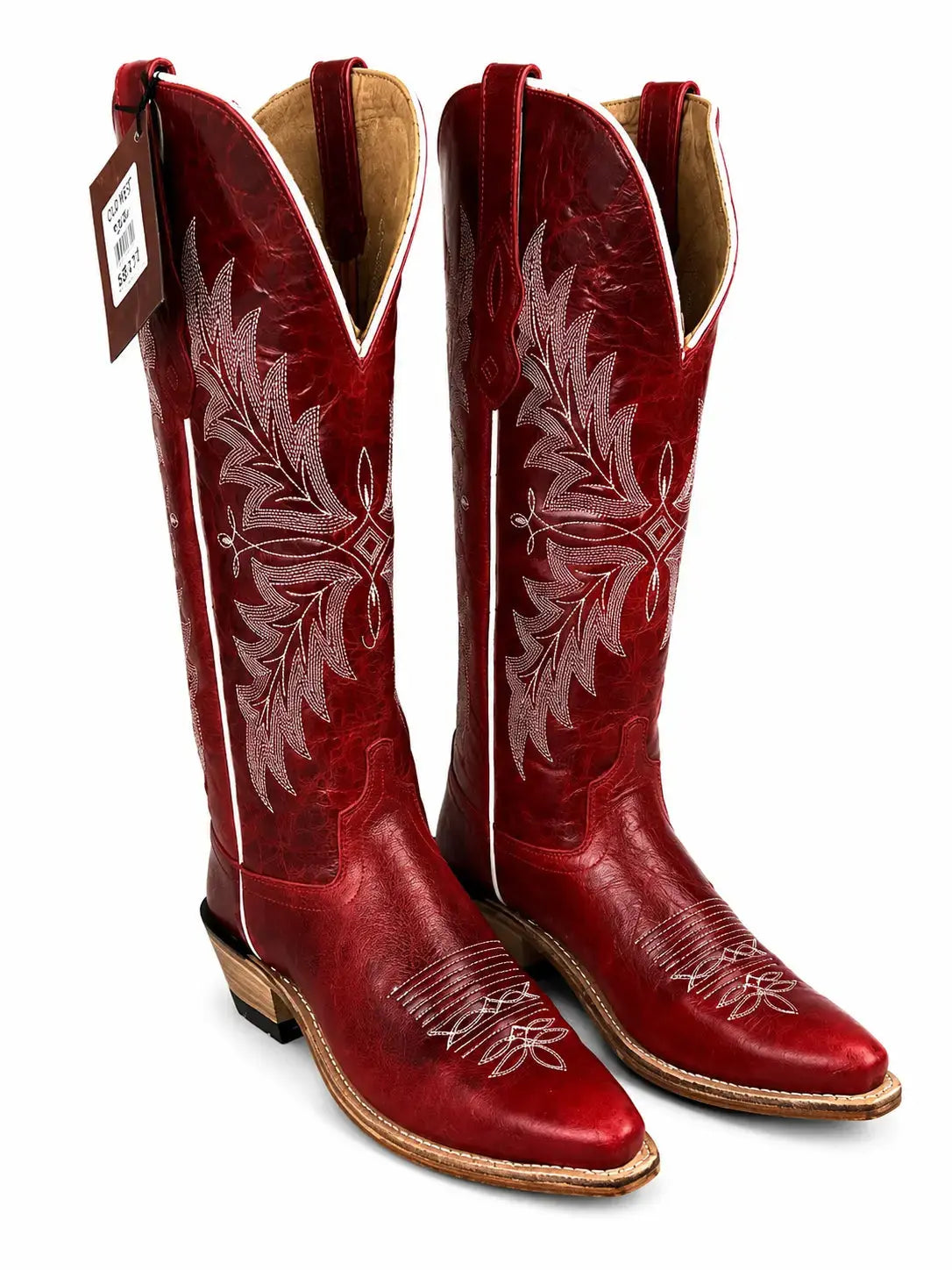 Old West women’s western boots front angle
