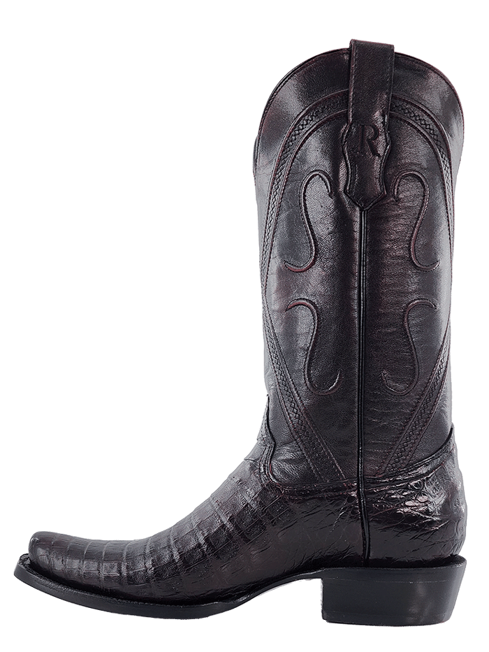 R. Watson RW2002-1 caiman belly boot inner side view