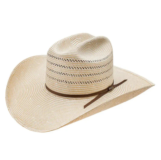 Resistol 20X Natural Straw Cowboy Hat 4.5 Inch Brim Front View – Buy Online at Last Rodeo