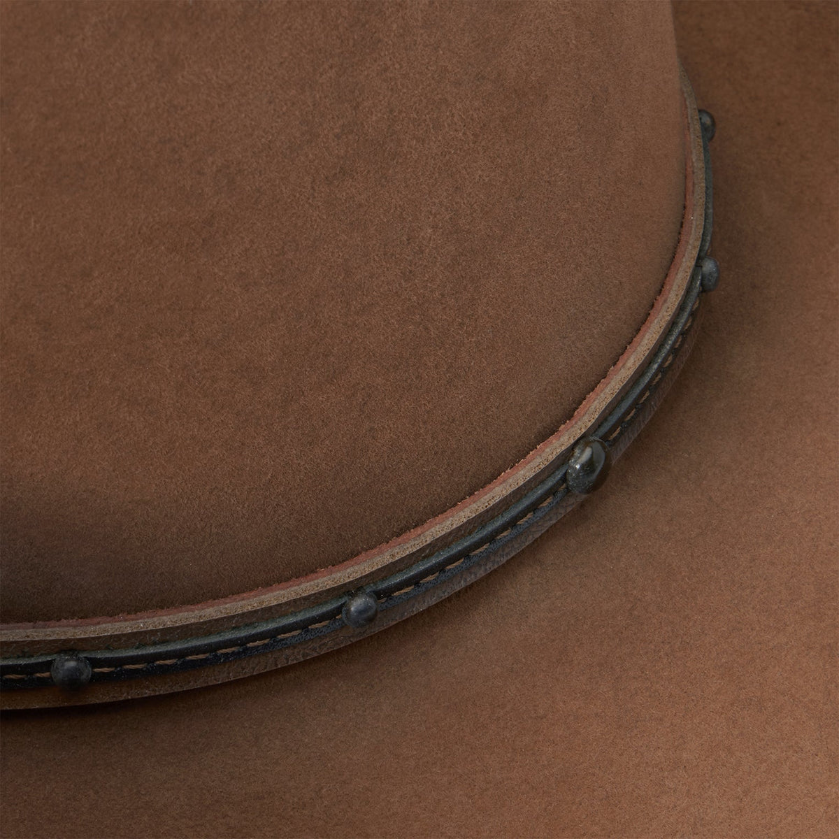 Stetson Boss of the Plains interior leather sweatband and satin liner