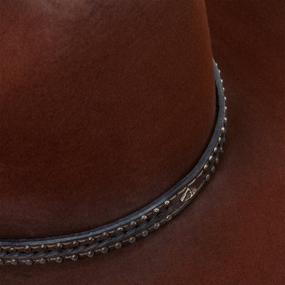 Stetson Boss of the Plains brown felt hat angle view