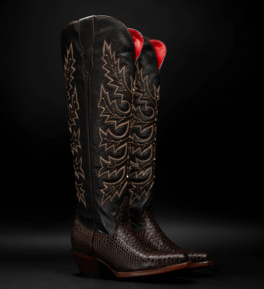 Women's Savage Belle Python Tribute Snip Toe