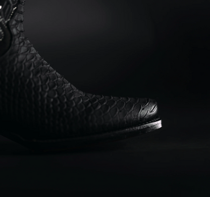 Midnight Rodeo Black Python Cowgirl Boots