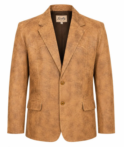 Scully Men's Jacket  Leather Blazer Maple Last Rodeo Western Wear & Hat Bar