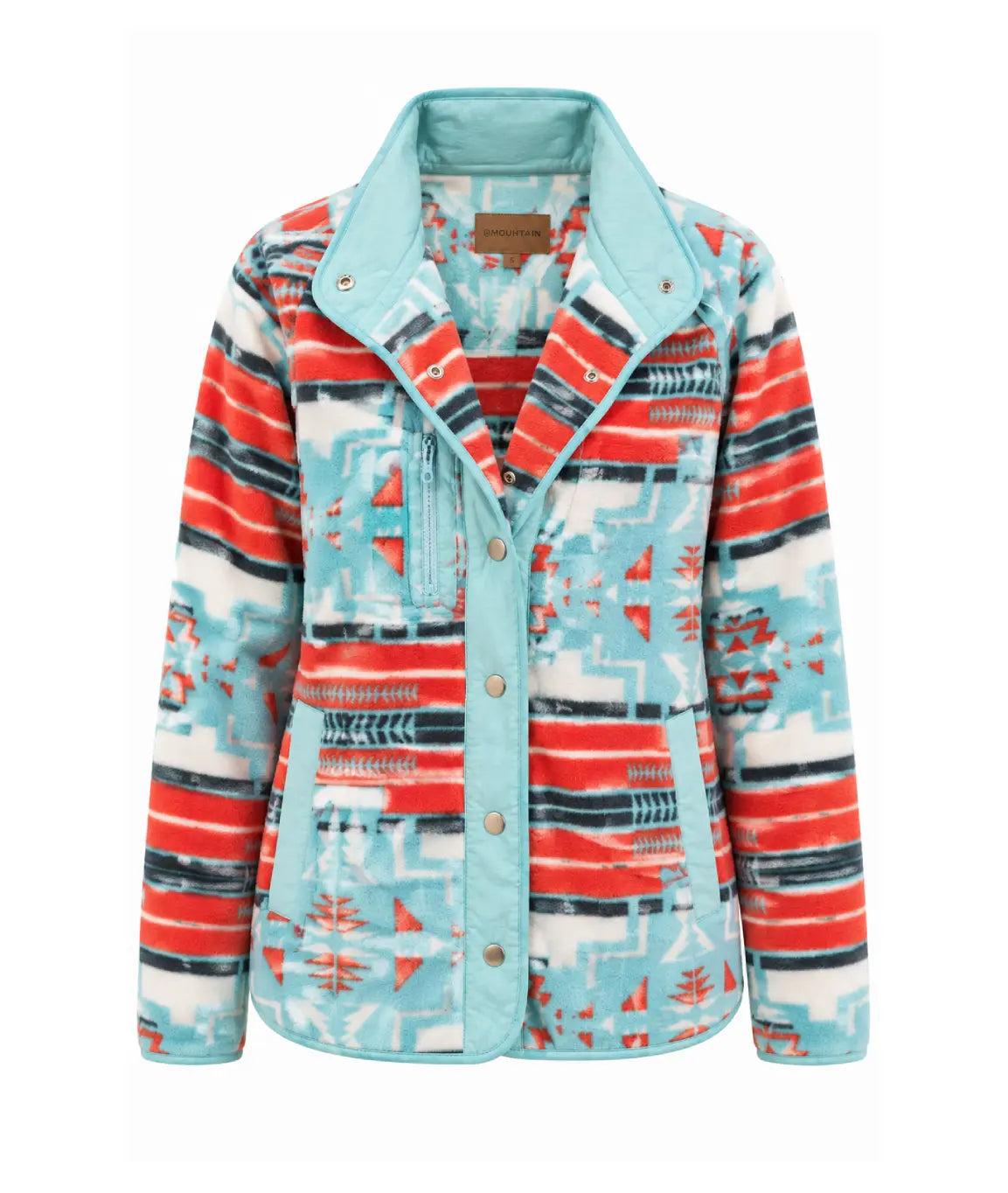 Wild Cactus Sunset Fleece Jacket Blue B