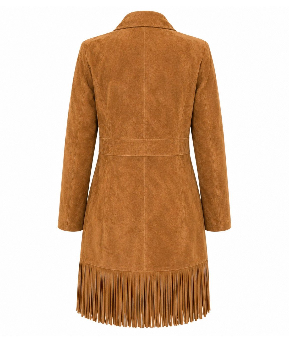 Suede Fringe Coat - Cinnamon - Scully - JSY2C Last Rodeo Western Wear & Hat Bar