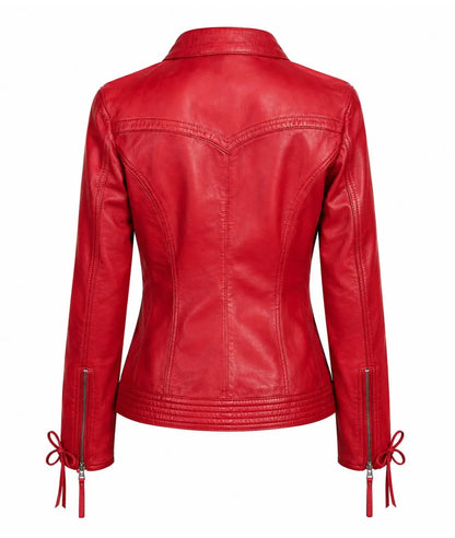 Scully Women’s Red Leather Jacket Last Rodeo Western Wear & Hat Bar
