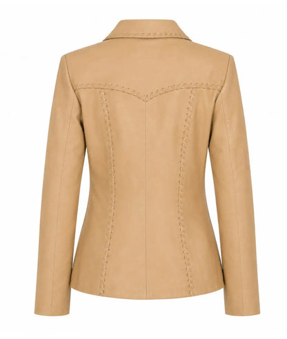 Scully Women’s Tan Lamb Leather Blazer Jacket Last Rodeo Western Wear & Hat Bar