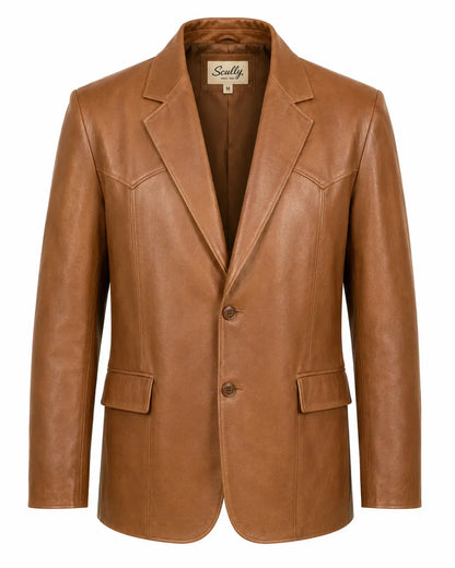 Scully Men's Jacket  Western Blazer Lamb Antique Brown Last Rodeo Western Wear & Hat Bar
