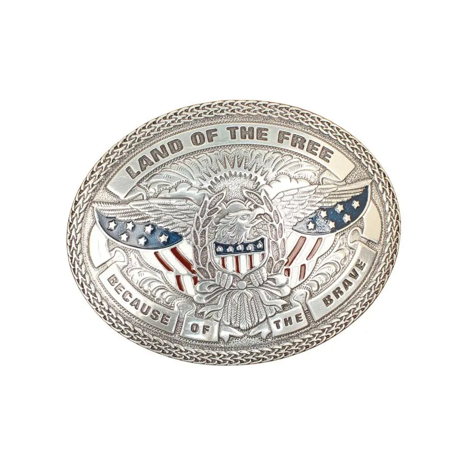 Nocona Belt Co. Land of the Free Eagle Buckle Last Rodeo Western Wear & Hat Bar