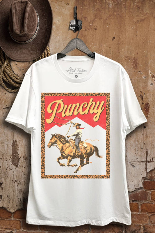 Punchy Cowboy Tee
