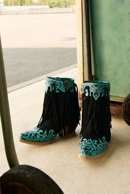 Women's Nashville Nights fringe cowgirl boots by Last Rodeo Western Wear