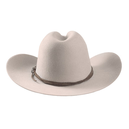 Bullhide Boulder 6X buckskin felt cowboy hat - back view