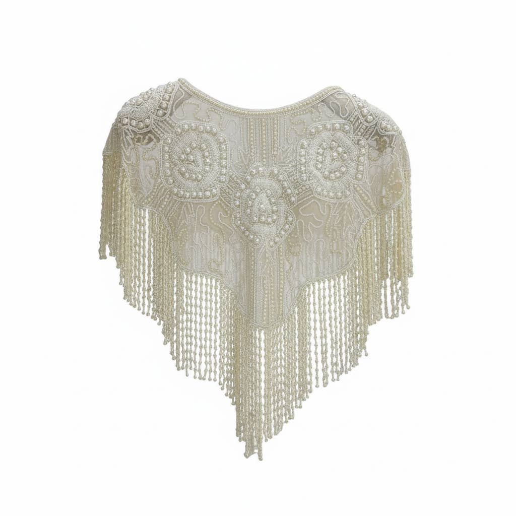 Women’s Black Beaded Fringe Western Cape Western Fashion