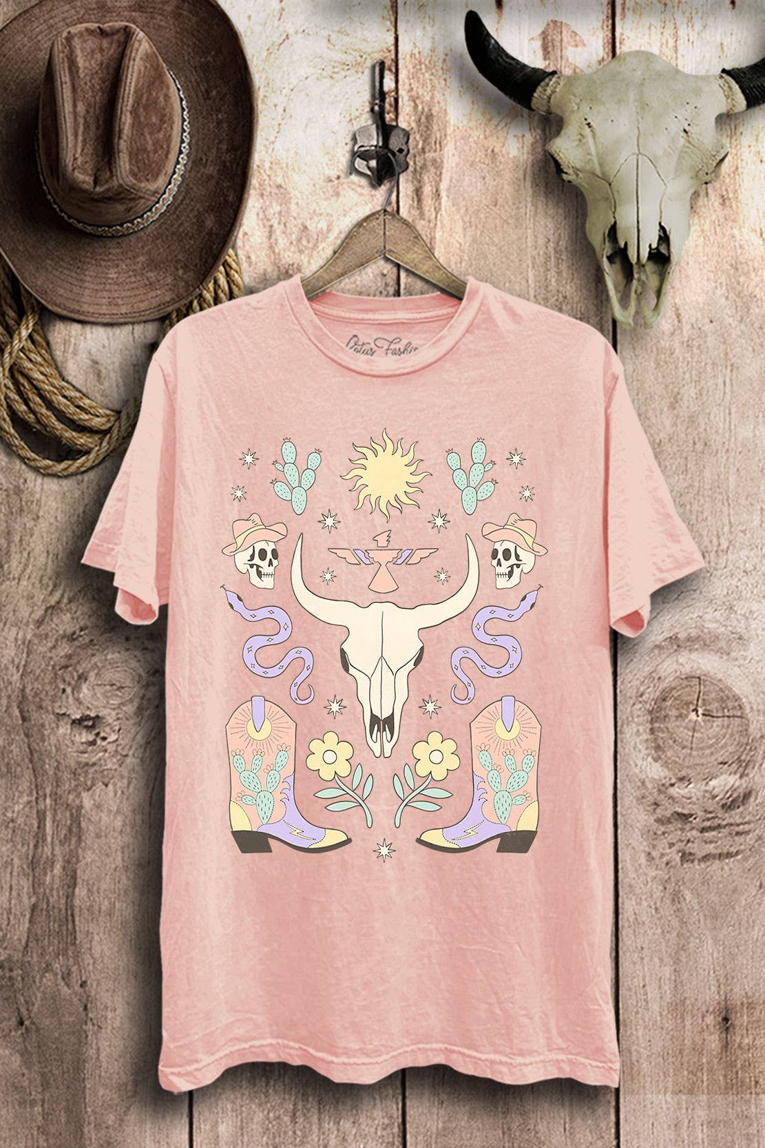 Desert Skull & Boots Tee