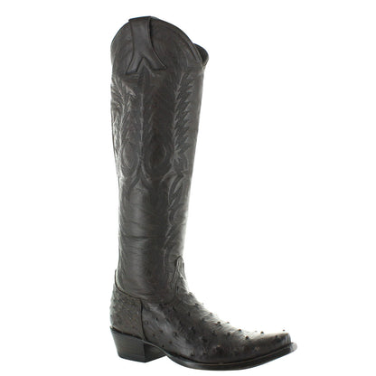 Old Gringo Mayra L601-76 ostrich western boot with chocolate leather shaft