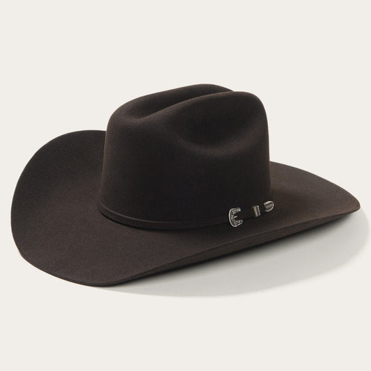 Stetson Skyline 6X chocolate cowboy hat front view