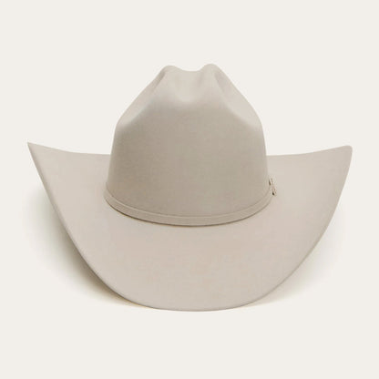 Stetson Skyline 6X fur felt cowboy hat in Silverbelly, front view