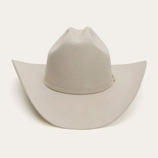 Stetson Skyline 6X fur felt cowboy hat in Silverbelly, front view