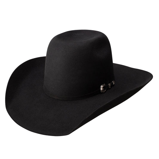 Resistol 3X Pay Window Cowboy Hat – Black Felt Western Hat